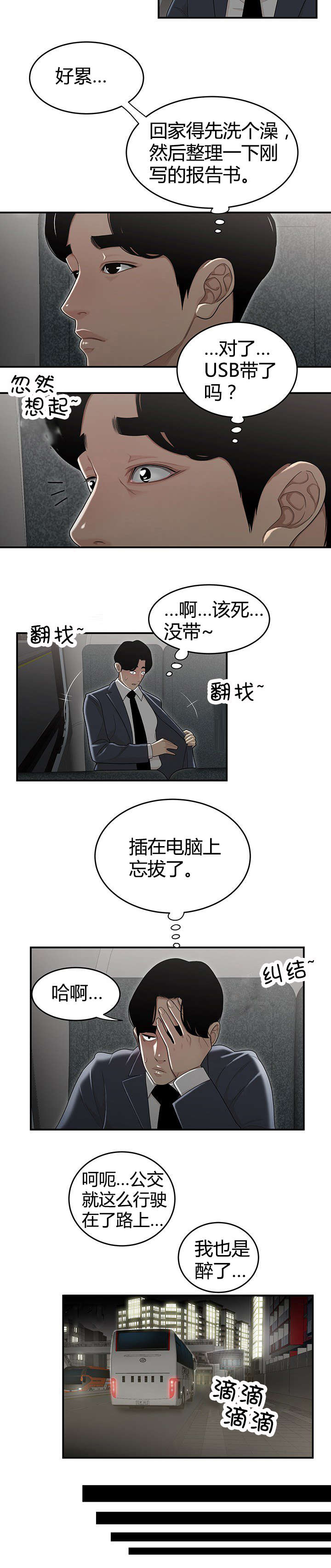 登台时间漫画,第12章：下班后的公司1图