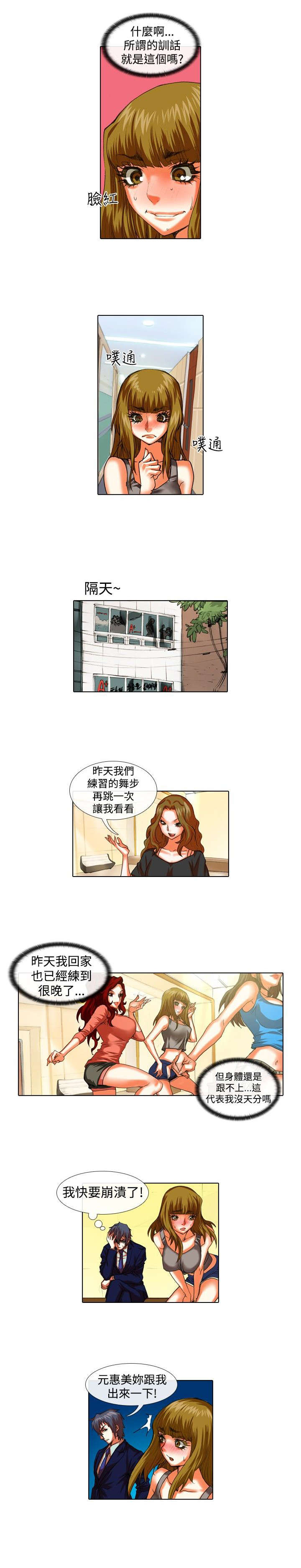 打造女团漫画,第26章：体罚2图