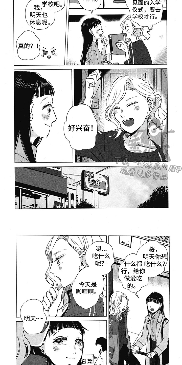 樱花盛开的英文漫画,第7话2图