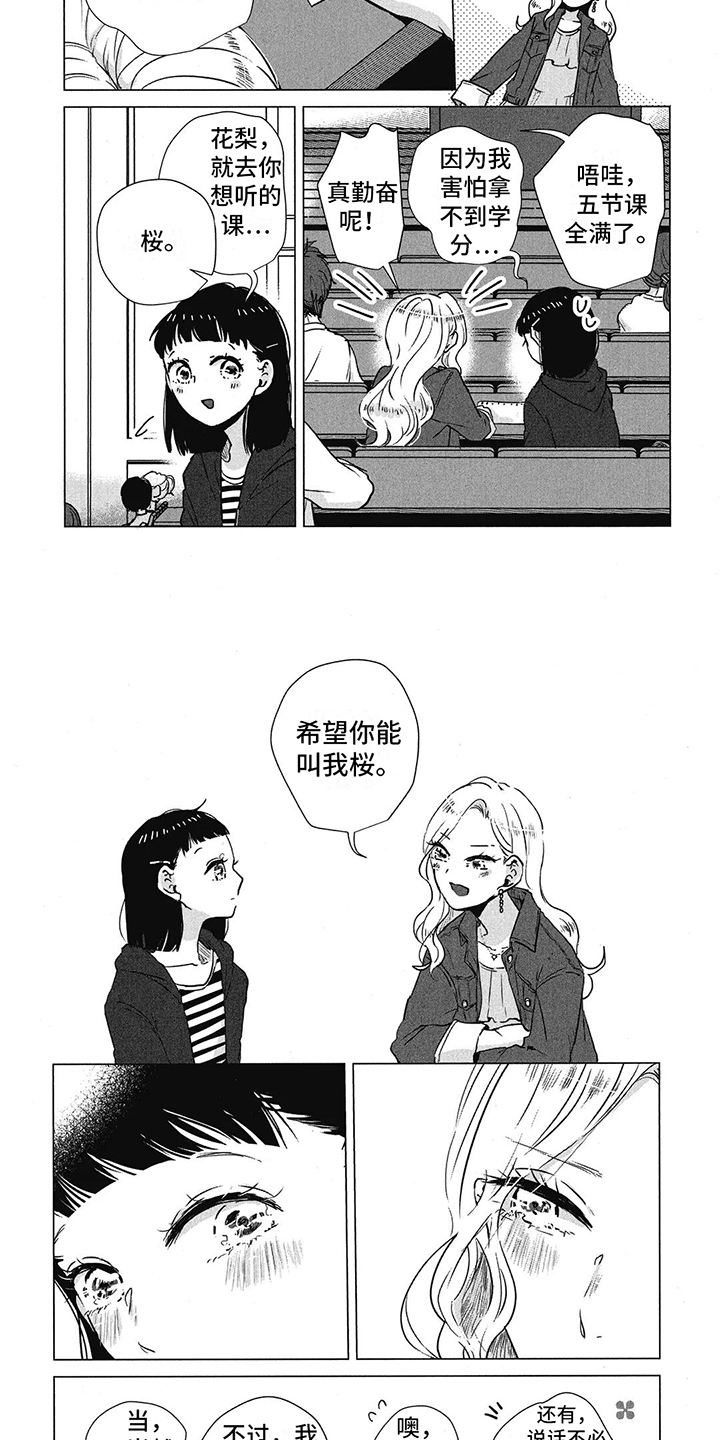 樱花盛开的时候难度漫画,第3话2图