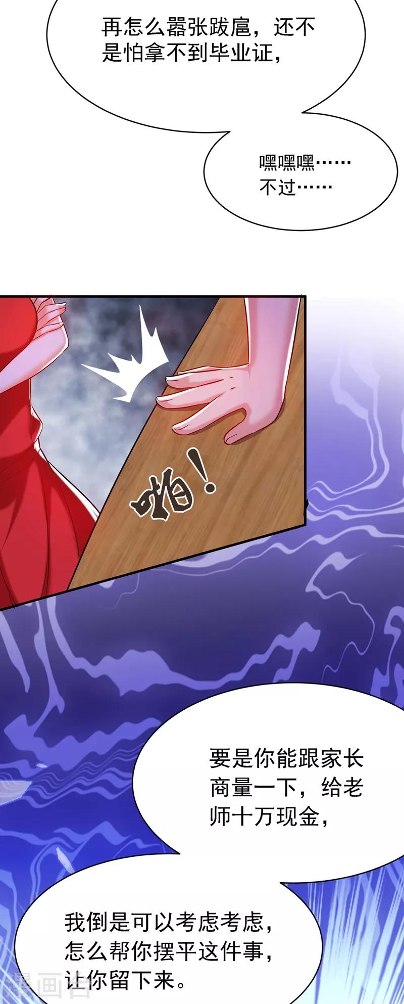 重生空间：豪门辣妻不好惹漫画,第37话 暴躁校长，口吐芬芳~2图