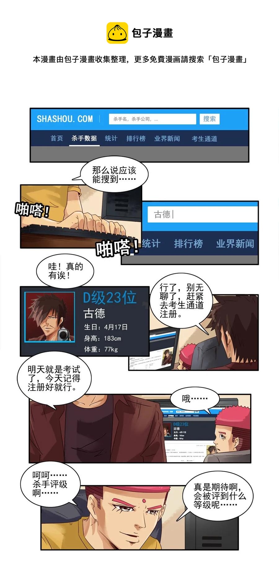 杀手古德漫画,1081 杀手评级1图