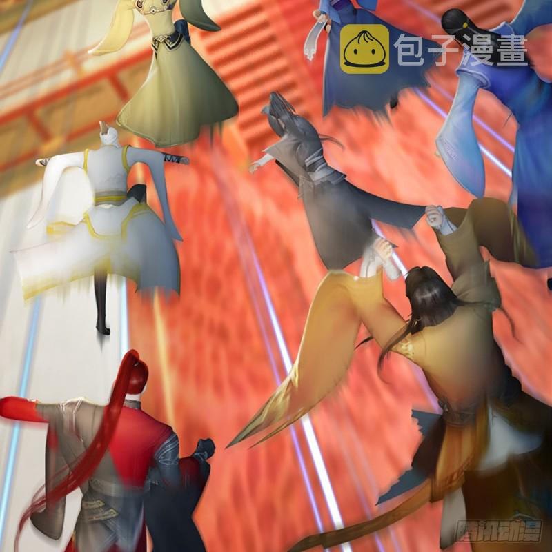 堕玄师漫画,第307话：以一敌八1图