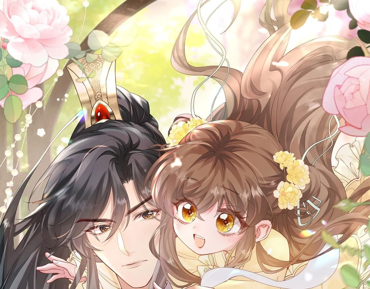 暴君一家靠听她心声续命漫画,7月23日上线，一起来养女鹅啦~1图