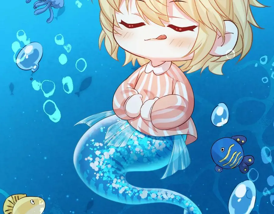 人鱼陷落的作者是谁漫画,Q版小剧场幼儿园篇：小鱼贪吃~2图