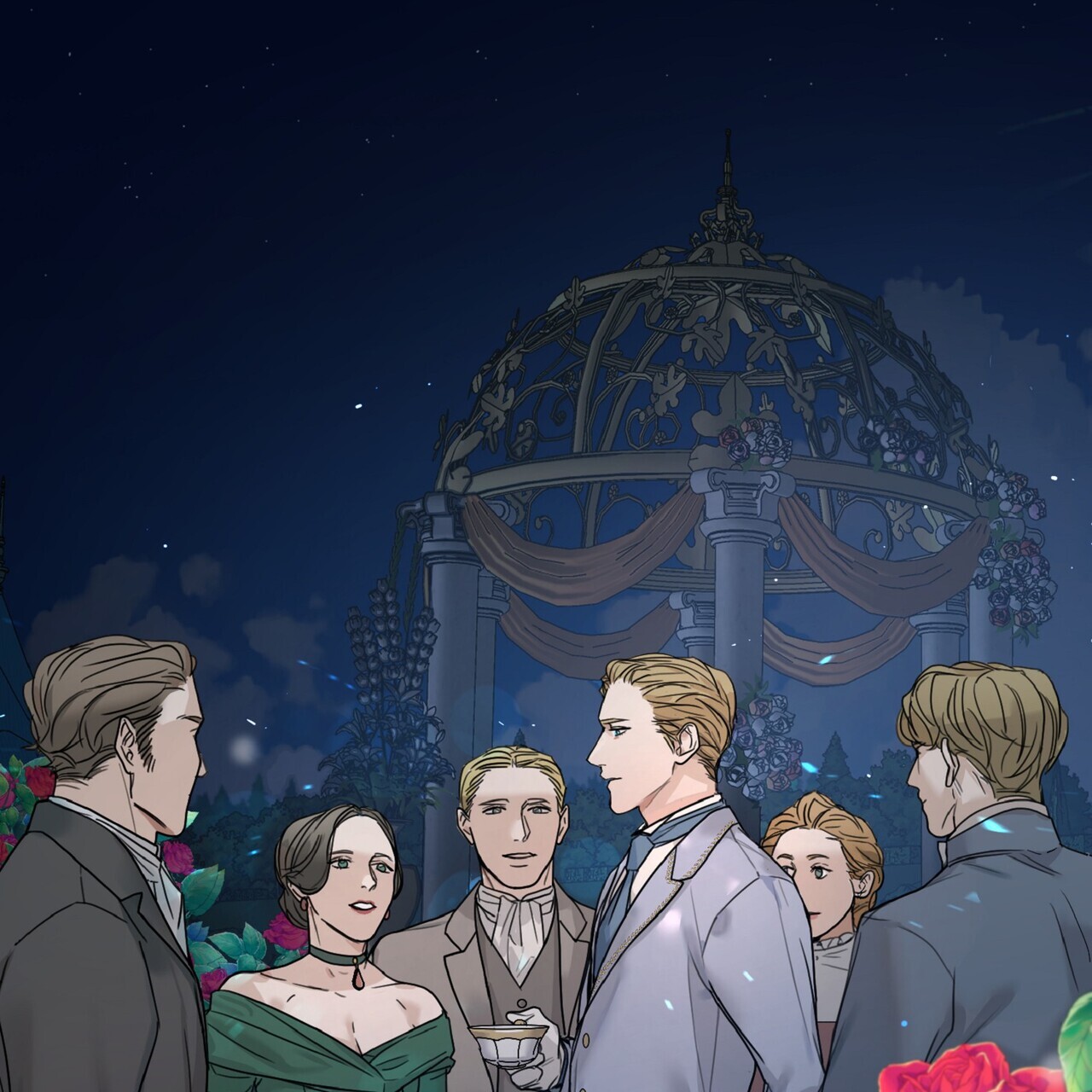 走进玫瑰园作文漫画,第2话2图