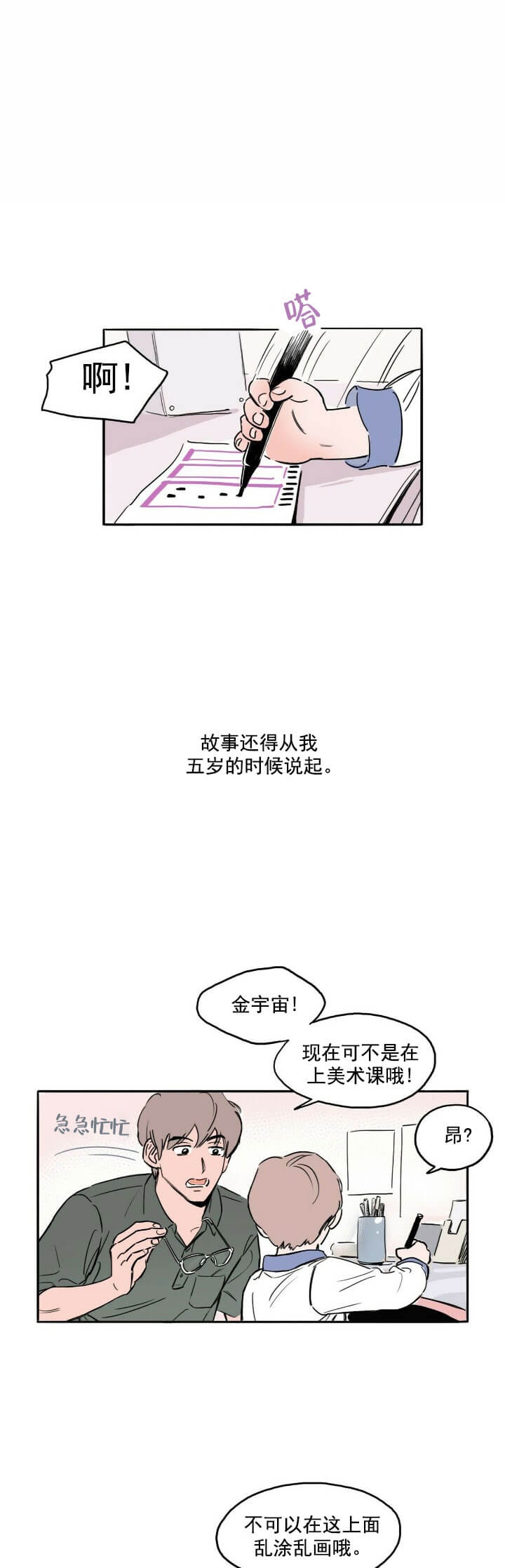 今日运势是男神漫画漫画,第1话2图