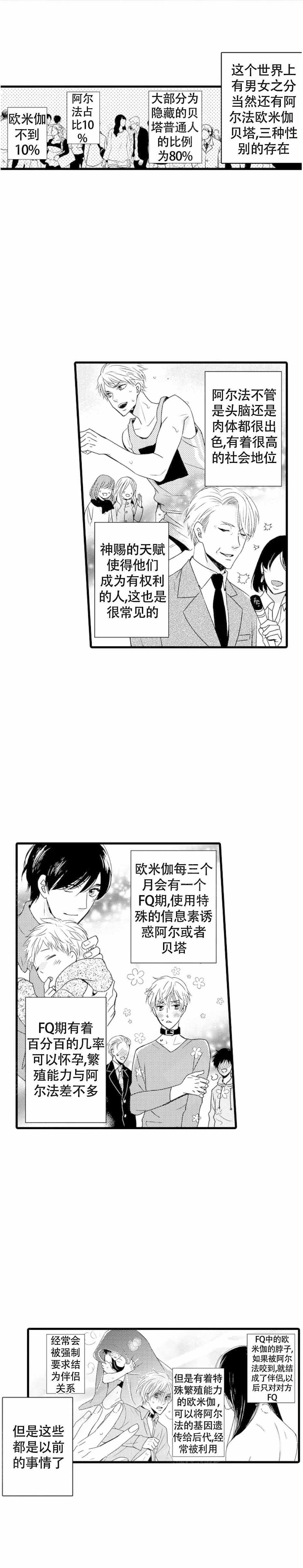 被讨厌的阿尔法标记漫画,第1话1图